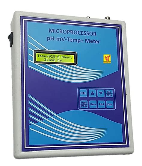 Lab Junction pH Meter,Microprocessor pH-mV-Temperature Meter 3 Point ...
