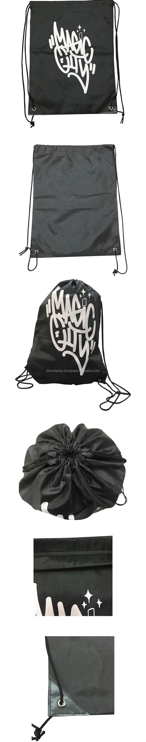 Image result for Waterproof Drawstring Bag Custom Gray