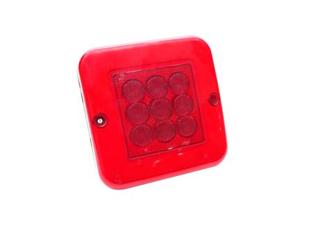 37 LED Square Tail Lamp With Stop Lamp - Red – RIANSH STORE