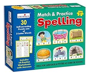 Creative's Match & Practice Spelling | Pre-School Learning Puzzles ...