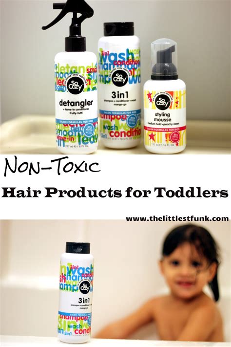 The Littlest Funk blog: Non-Toxic Hair Products for Toddlers (that work!)