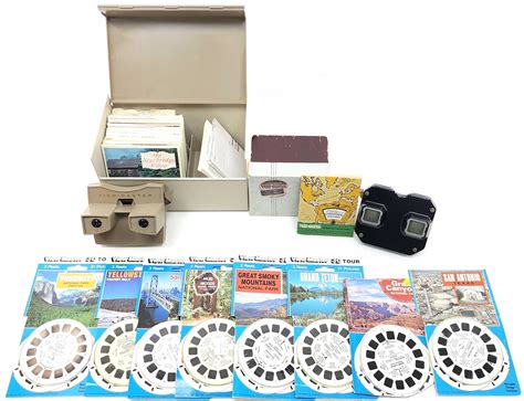 Lot - (2) Vintage View-Masters With Tour Slides