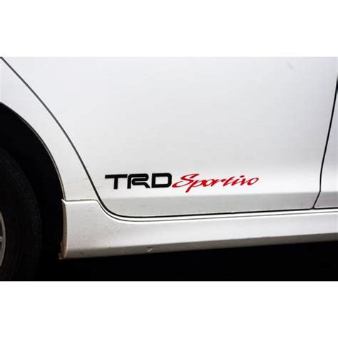 Jual Stiker TRD Sportivo Toyota Racing Development Aksesoris Sticker ...