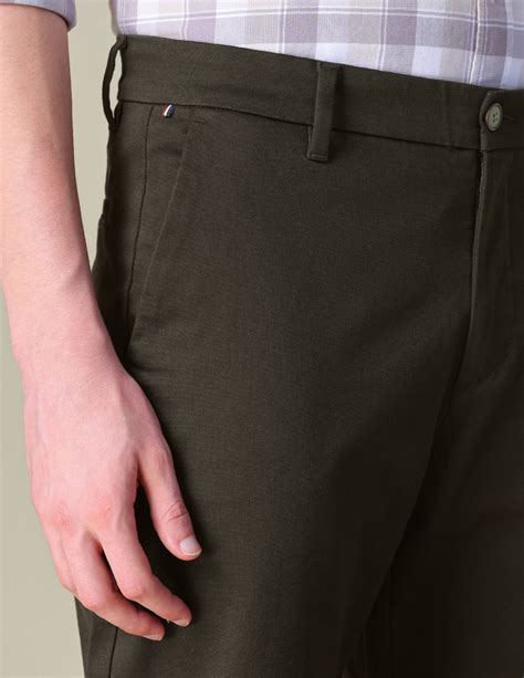 Dobby Riley Straight Fit Trousers