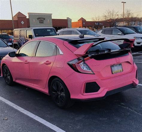 @breezymimii | Honda civic car, Dream cars, Pink car