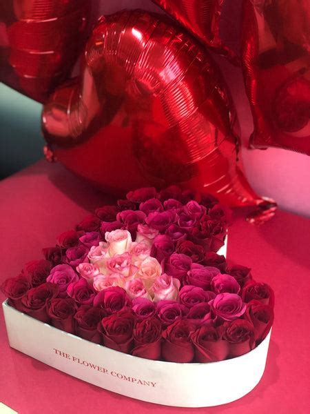 Classic Heart - Ombré Roses – The Flower Company