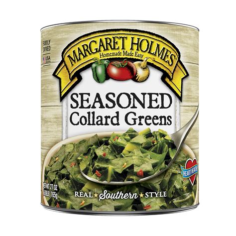 Margaret Holmes Southern Style Seasoned Collard Greens Vegetables, 27 ...