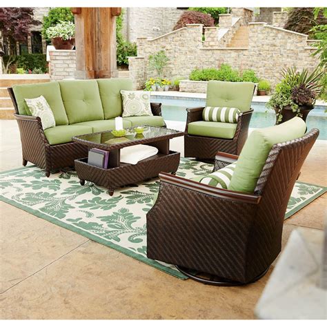 Member's Mark Carnaby Deep Seating Set with Premium Sunbrella Fabric, 4 ...