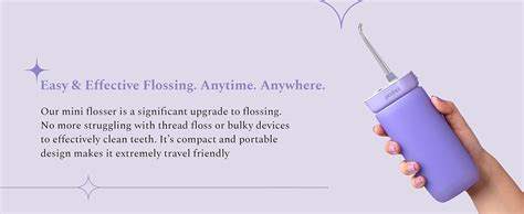 Perfora Mini Water Dental Flosser for Teeth Oral Care | Portable Power ...