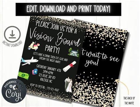 Image result for Vision Board Party Email Header