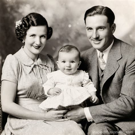 Family Portrait in the 1930s | Stable Diffusion Online
