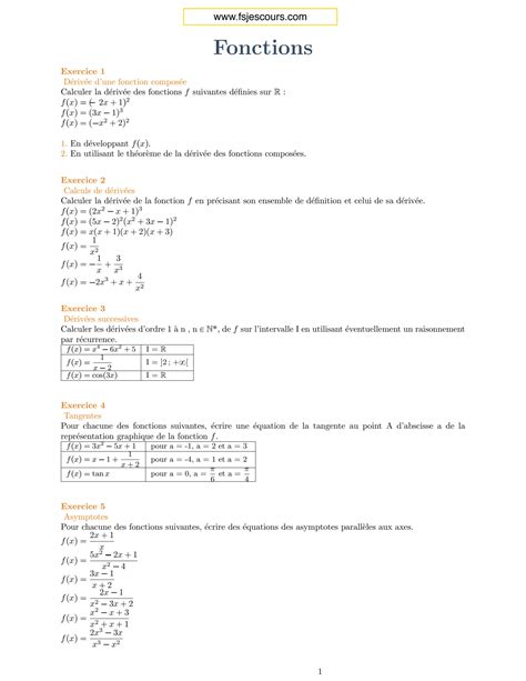 Image result for Fonction Math Exercices