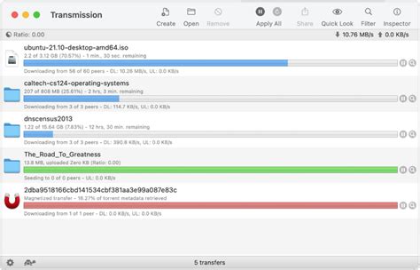 Software-update: Transmission 4.1.1 - Computer - Downloads - Tweakers