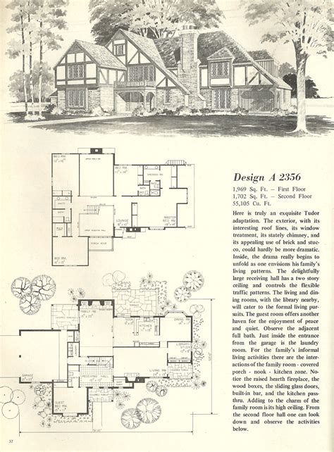 Vintage Tudor House Plans Small