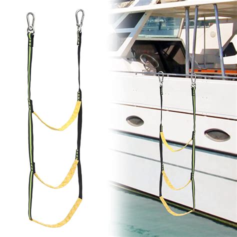 Windspeed Rope Ladder for Inflatable Boat, Portable 3 Step Boat Rope ...