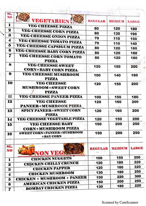 Menu at Pizza palace, Bengaluru, #298