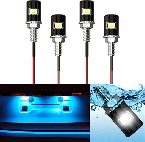 Amazon.com: LivTee Super Bright License Plate Light, 12V License Tag ...