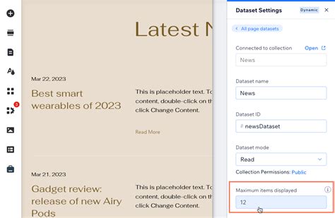 Image result for Wix Dynamic Pages Examples