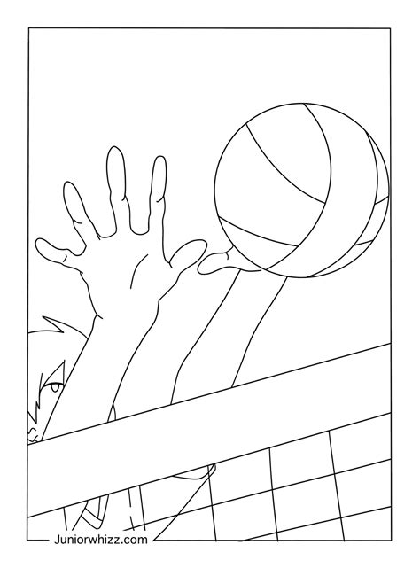 Coloring Pages Volleyball