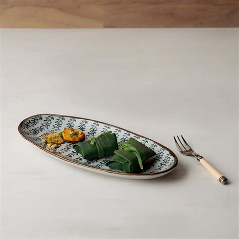 Ellementry Ocean Hearts Ceramic Serving Platter (Large) | Serving ...