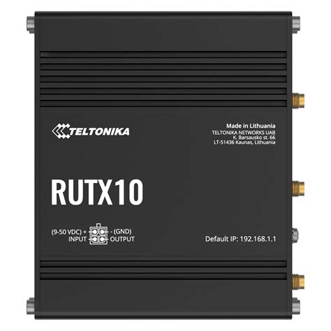 Teltonika RUTX10 Router with 4 x Gigabit Ethernet Ports, WiFi and ...