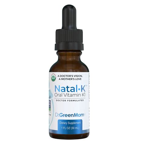 Natal K (USDA Organic Oral Vitamin K1) for Before/After Birth & Pregnancy – Dr. Green Life