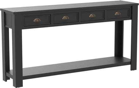 Kinbor 60” Rustic Console Table with Drawers and India | Ubuy