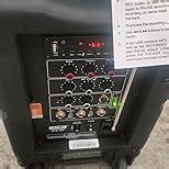 Ahuja BTA 550 Wireless Bluetooth Portable 30 Watt PA Speaker, Black ...