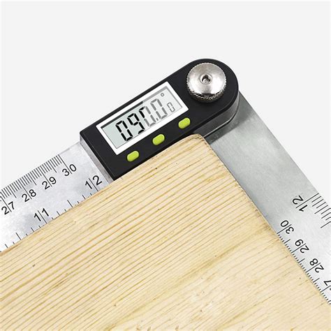 HOHXEN Digital Angle Finder Ruler 12 Inch 2 in 1 Digital Protractor ...