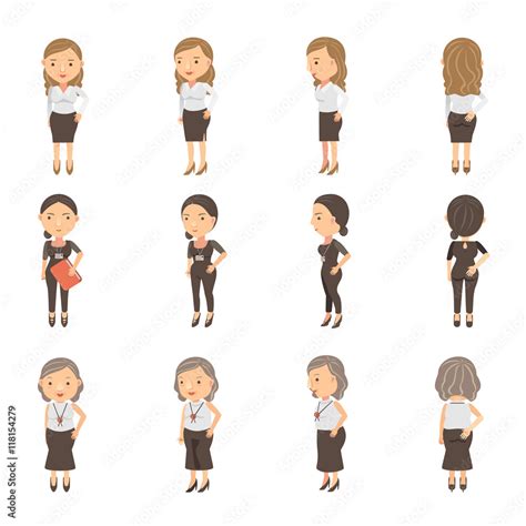 Cartoon Business Women 的图像结果