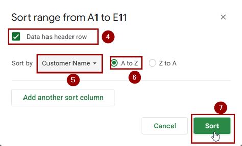 How to Sort Columns in Google Sheets without Mixing Data - Excel Insider