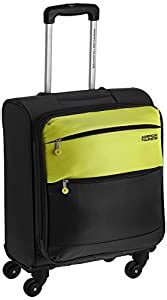American Tourister Cheer-Lite Polyester 50 Centimeters Olive and Yellow ...