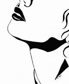 Simple Abstract Faces Black And White by Yessy Gt Abstract By Gallery Gt Simple Abstract Faces Black And White