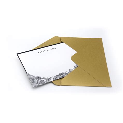 Notecards & Envelopes (Doodleplay Mandla) – 7mm - Fine Paper Stationery