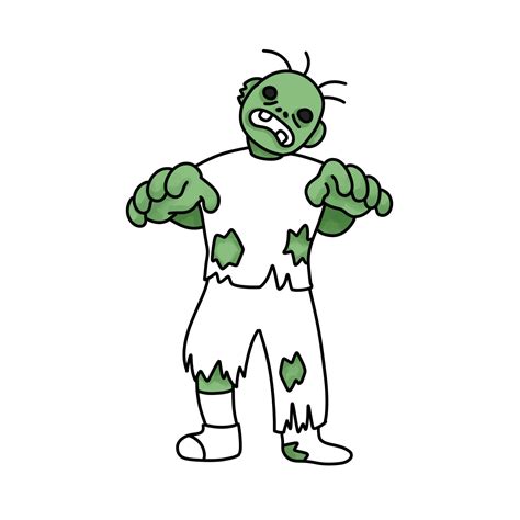 Image result for Easy Zombie Drawing Tutorial