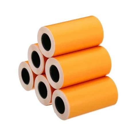 Thermal paper roll - 57 mm X 13 m 2 inch ( Tint Roll - Orange ) ( cont