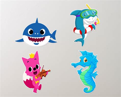 Shark Theme Premium Cutout Combo | Birthday Party Decorations – Party ...