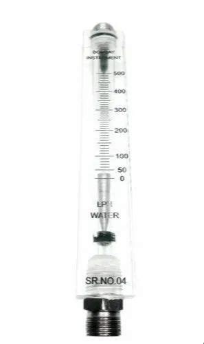 Rotameter India - Acrylic Body Rotameter With Fine Control Valve ...