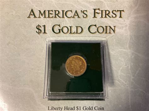 1851 Liberty Head $1 Gold Dollar Coin (America’s First $1 Gold Coin) in ...