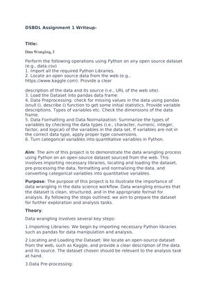 Ass 5 dbms - lab - DBMS LAB 5 Name: Sanved Sandip Potkule Branch : SEDA ...