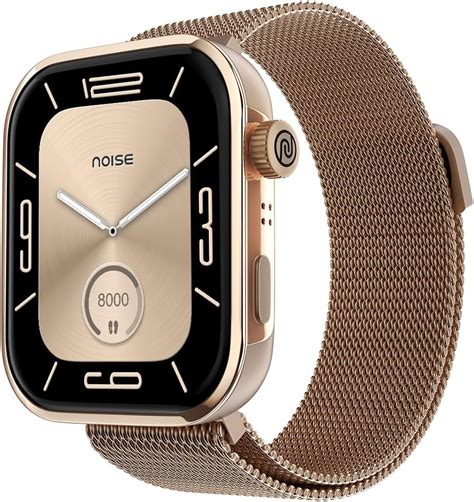 Noise Diva Smartwatch with Diamond Cut dial, Glossy Metallic Finish ...