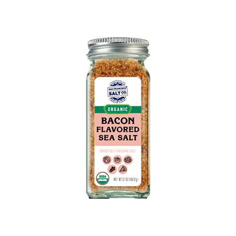 San Francisco Salt Co. Organic Bacon Flavored Sea Salt - Shop Herbs ...
