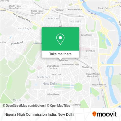 How to Get to Nigeria High Commission India in Delhi by Metro, Bus or ...