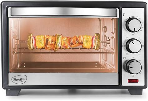 Buy Pigeon Oven Toaster Grill (12383) 20 Liters OTG with Rotisserie ...