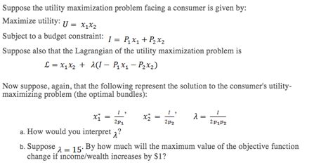 Utility maximization problem Utility Maximization Examples 的图像结果