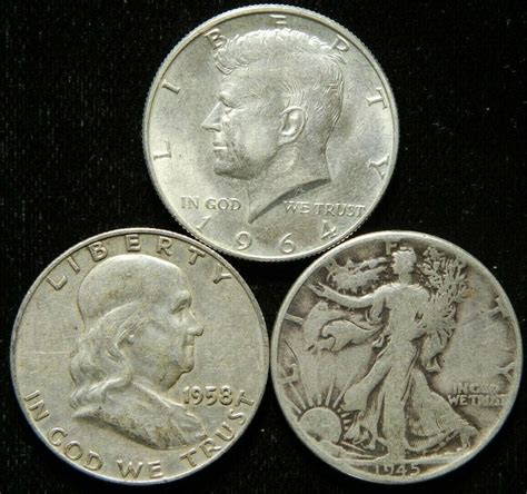 20th Century Customizable Silver Half Dollar Triolimited Time Free ...