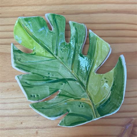 Intro to Pottery: Monstera Leaf Tray, Wildflower Art Studio, Denton, 25 ...