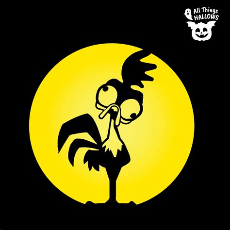 Hei Hei Pumpkin Stencil (Moana) - Allthingshallows.com – AllThingsHallows