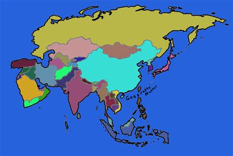 Asia Map Color 的图像结果