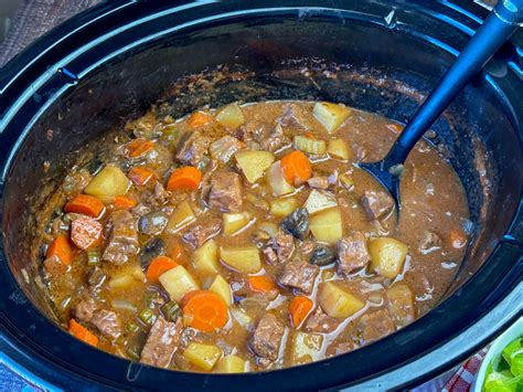 Homemade Crock Pot Beef Stew - Plowing Through Life